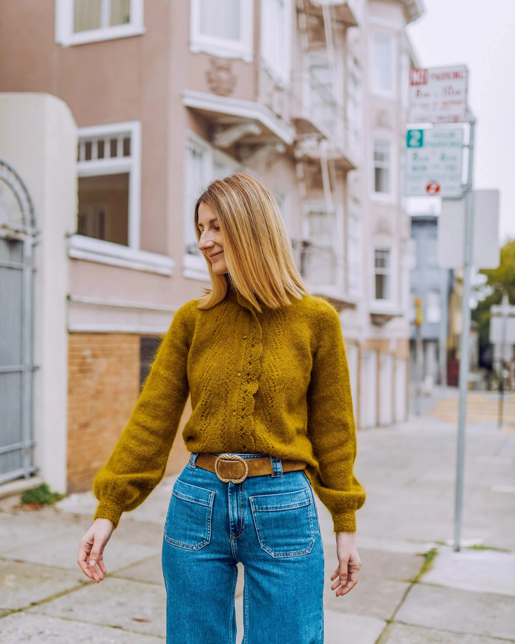 Sézane ANGIEカーディガン Angie Cardigan - Black - Kid mohair - Sézane